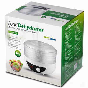 GreenBlue GB195 – toidukuivati 5 restiga, 250 W