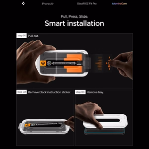 Spigen tempered glassGlas.Tr ”Ez Fit Pro” for iPhone 17 Air Clear