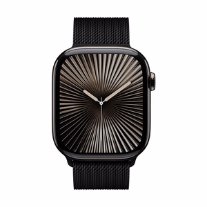 Crong Milano Steel roostevabast terasest rihm Apple Watch 44 / 45 / 46 / 49 mm kellale, must