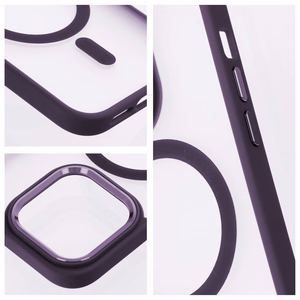 MATTE MAG COVER Ümbris compatible with MagSafe jaoks SAMSUNG S25 PLUS lilla
