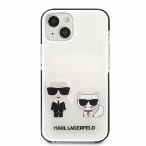 Karl Lagerfeld KLHCP13STPEKCW iPhone 13 mini 5.4" hardcase valge/valge Karl&Choupette