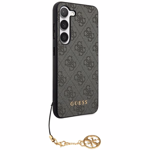 Guess 4G Charms Collection ümbris jaoks Samsung Galaxy A35 - must