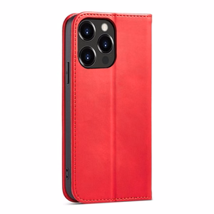 Magnet Fancy Case ümbris iPhone 14 Pro Max flip cover rahakott seisma punane