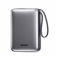 BWOO akupank P73 22.5W 20000 mAh with 2 built-in cables 1 x USB-C 1 x Lightning must