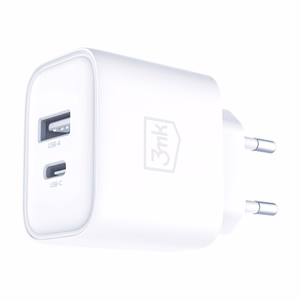 Tarvikud – 3mk DualCharge 20W PD3.0 QC 3.0 PPS USB 1A1C, valge