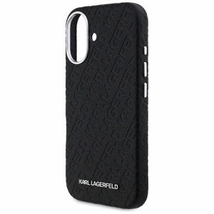 Karl Lagerfeld FW Stamped Karl MagSafe iPhone 16 Case - Black