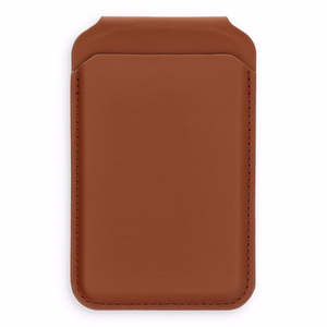 Кожаный кошелек с подставкой, совместимый с MagSafe Satechi Vegan Leather Wallet Stand коричневый