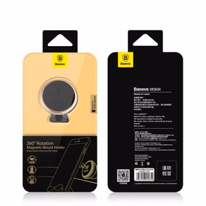 Autohoidik Baseus Overseas Edition hõbedane (magnetiline / kleepuv alus)