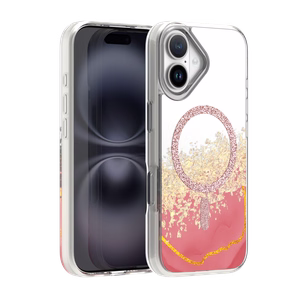 Epoxy Mag ümbris iPhone 16 6,1" roosa
