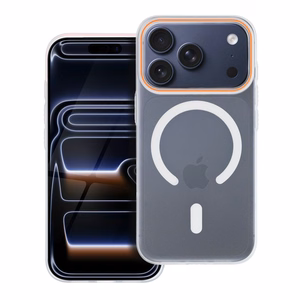 Ümbris GO oranž ühilduv koos MagSafe jaoks IPHONE 17 Air läbipaistev