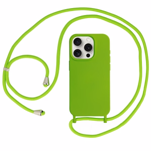 Strap Silicone Ümbris jaoks Iphone 14 Pro design 1 roheline