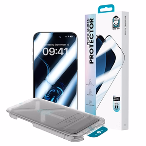 Benks Karastatud klaas Ultra Shield Privacy (FK66) jaoks Iphone 16 Pro Max must (Thin Edge)