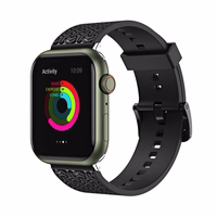 Apple Watch 42 / 44 / 45 mm kellarihm Y käepael Apple Watchile - must