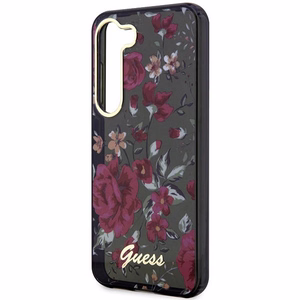Guess GUHCS23MHCFWSA S23+ S916 зелёный/хаки жёсткий чехол Flower Collection