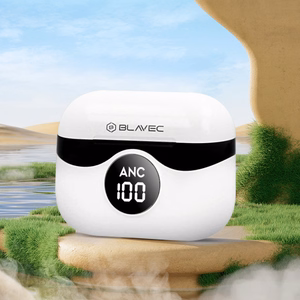 Blavec Bluetooth TWS Kõrvaklapid BW-04 Prime Active ANC+ENC (BW04PA-W) valge