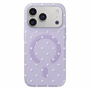 Bubble Dots Mag чехол для iPhone 12 / 12 Pro 6,1", фиолетовый