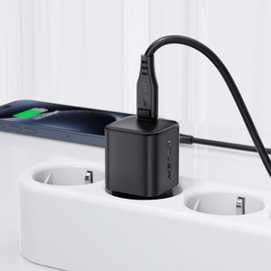 Acefast A117 зарядное устройство 20W GaN USB-C — чёрный