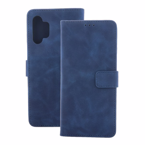 Smart Velvet ümbris jaoks Samsung Galaxy A23 5G tumesinine