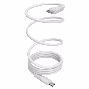 Puro Magnetic USB-C - USB-C 60W USB 3.2 (20 Gbps) 1m Magnetic Kaabel - valge