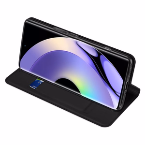 Dux Ducis Skin Pro ümbris jaoks Realme 10 Pro+ flip cover card wallet stand must