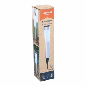 Grundig päikeseenergial töötav LED-aiavalgusti, 7,5x56 cm