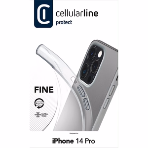 Cellularline Fine ümbris seadmele iPhone 14 Pro, läbipaistev