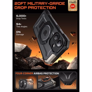 Supcase UB Grip Mag MagSafe Ümbris jaoks iPhone 17 - Must