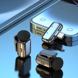 Blavec Lavalier mikrofonid x 2 MK-03 ClipGo Type C (LMMK03-S) hõbedane