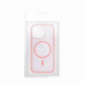 Case for iPhone 16 Flexline Mag Cover compatible with MagSafe pink