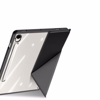 Dux Ducis Magi Ümbris with Stylus Holder jaoks Samsung Galaxy Tab S10 FE/S9/S9 FE - Must