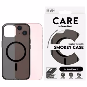 Care PanzerGlass Flagship Ümbris MagSafe jaoks iPhone 15 - Must