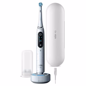 Oral-B elektriline hambahari iO10 Series, laetav, täiskasvanutele, harjapeade arv komplektis 1, pesurežiimide arv 7, Stardust White