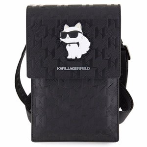 Karl Lagerfeld чехол KLWBSAKHPCK сумочка - чёрный Saffiano Monogram Choupette