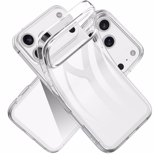 Läbipaistev sõrmejäljevastane TPU-ümbris iPhone 18 Pro Max / 17 Pro Max jaoks