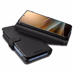 Spigen Wallet "S" Ümbris jaoks Samsung Galaxy S25+ - must