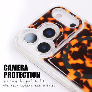 Crong Deluxe MAG Cover MagSafe ümbris seadmele iPhone 17 Pro, kilpkonnamustriga