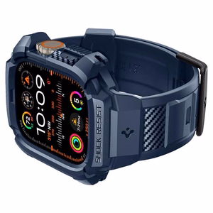 Spigen Rugged Armor Pro Ümbris jaoks Apple Watch Ultra 1 / 2 (49mm) - tumesinine
