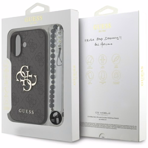 Guess 4G Strap 4G Classic Logo Ümbris jaoks iPhone 17 - Must