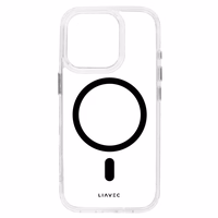 Liavec Glossy Magsafe Clear Ümbris do Iphone 15 Pro Max must