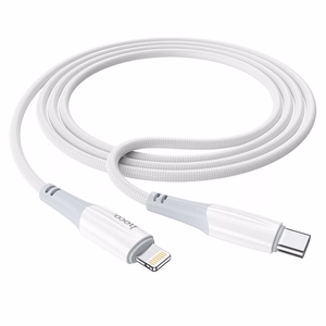 Кабель USB C to Lightning Hoco PD 3A 20W 1 m X70 белый