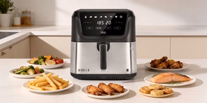 TEESA DIGITAL AIR FRYER XXL kuumaõhufritüür, 8 l, 1700 W, suur anum, programmid, soojashoidmine