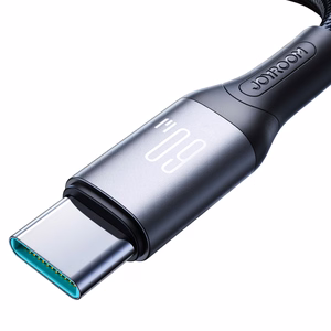 Joyroom S-A28 Flash Series 60W USB-C - USB-C kaabel 1m - must