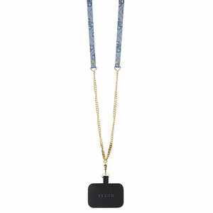 Guess GUHCP15SP4TDSCPB iPhone 15 6.1" синий/синий жёсткий чехол Crossbody 4G Metal Logo
