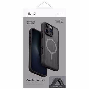 Uniq Combat Active Magclick Charging Ümbris jaoks iPhone 16 Pro Max - Must