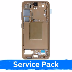 Средняя рамка корпуса для Samsung S921 S24 / песчаниковый оранжевый / (Service Pack)