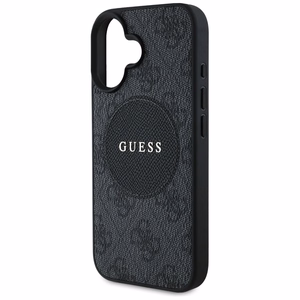 Guess 4G Circle Classic Logo MagSafe ümbris jaoks iPhone 16 - must