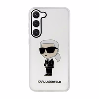 Karl Lagerfeld KLHCS23SHNIKTCT S23 S911 läbipaistev hardcase Ikonik Karl Lagerfeld
