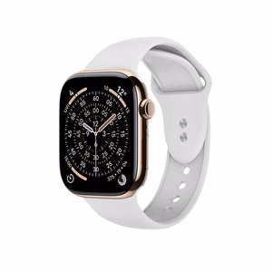 Crong Liquid rihm Apple Watch 38 / 40 / 41 / 42 mm kellale, valge