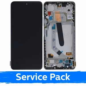 LCD ekraan Xiaomi Poco F3 (Mi 11X / Mi 11i) raamiga / arktiline valge / (Service Pack)