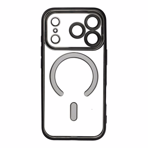 Electro Mag Cover ümbris mudelile iPhone 17 Pro / 18 Pro, MagSafe'iga ühilduv – must